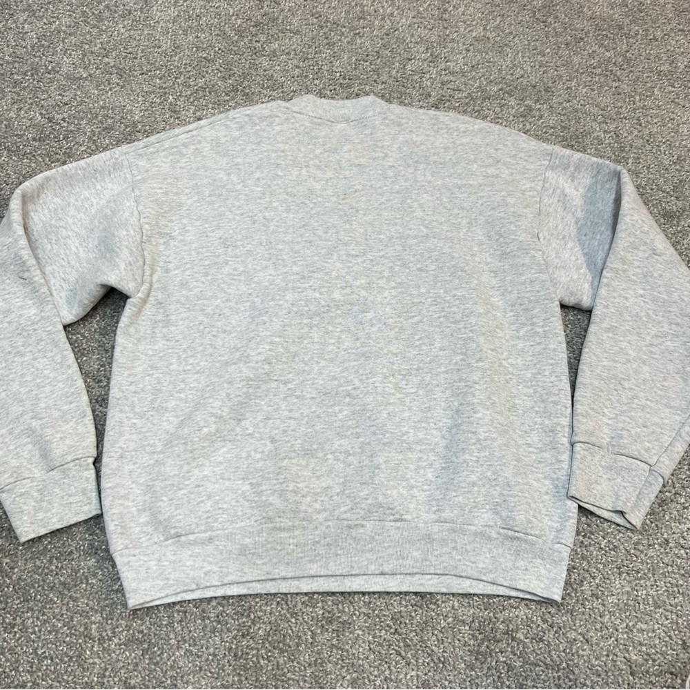 VTG Garfield Sweatshirt Adult XL Gray Pullover Graphic Crew Neck 70s 1978 - Picture 8 of 9